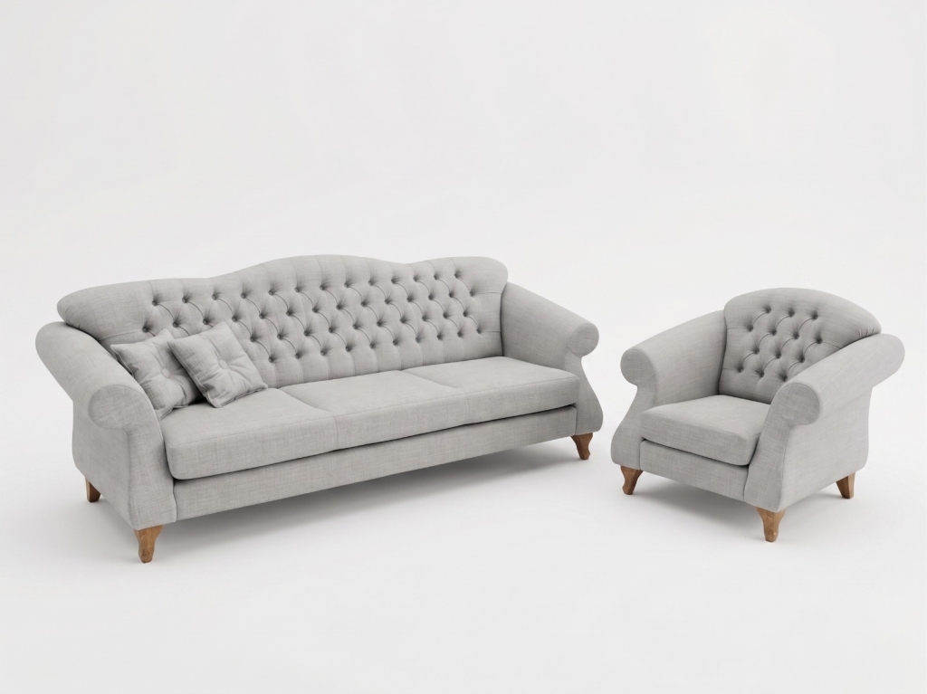 ARISconcept Constancia sofa 3,5 BF 230 cm + fotel