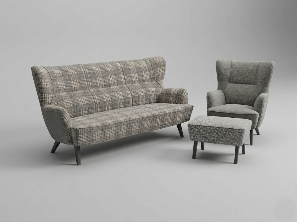 ARISconcept Fresco sofa 187 cm +fotel+podnóżek